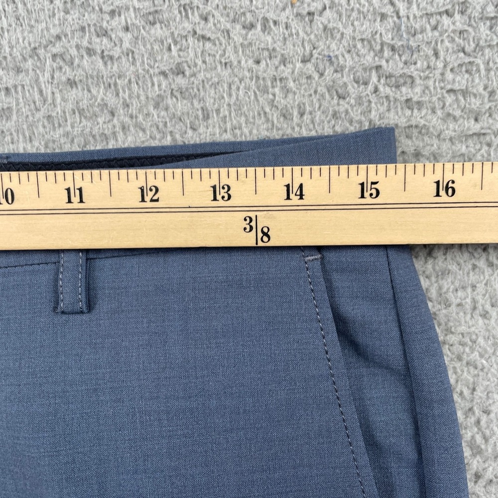 J.Crew Dress Pants Men 29x30 Blue Thompson Tapered Wool Blend Trousers - Picture 6 of 10